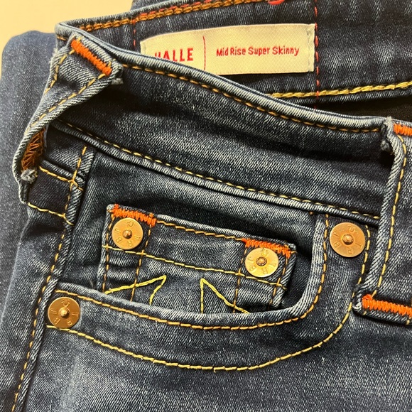 🥳HOST PICK 🥳True religion Halle mid rise Super Skinny - Picture 5 of 9